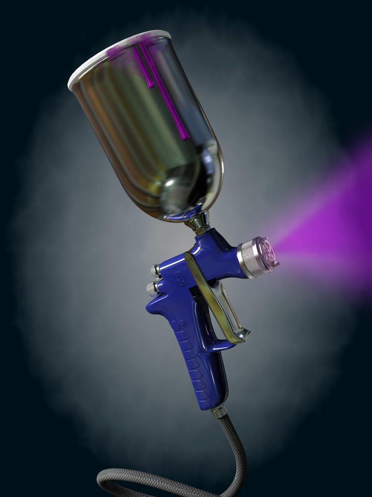 Spray gun 3D