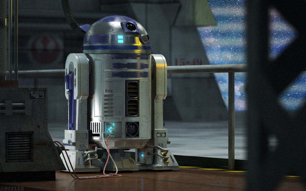 Star Wars R2 Unit 3D